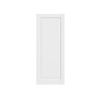 White Wood Slab Door - 80-inch
