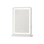 Lighted Freestanding Frameless Makeup Shaving Tabletop Mirror with USB - 18-inch