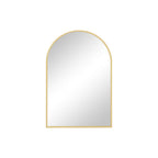 Gold Metal Arch Framed Accent Mirror - 30-inch