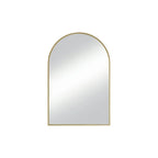 Gold Metal Arch Framed Accent Mirror - 38-inch