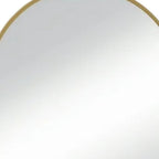 Gold Metal Arch Framed Accent Mirror - 38-inch