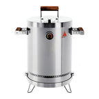 Silver Stainless Steel Portable Smoker Barrel - 17 X 10-inch