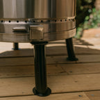 Silver Stainless Steel Portable Smoker Barrel - 19 X 12-inch