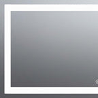 Lighted Frameless Bathroom Vanity Mirror - 32-inch