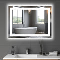 Lighted Frameless Bathroom Vanity Mirror - 36-inch