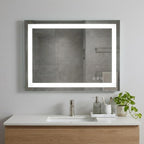 Lighted Frameless Bathroom Vanity Mirror - 36-inch