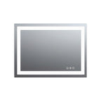 Lighted Frameless Bathroom Vanity Mirror - 36-inch