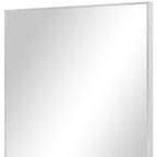 Silver Aluminum Framed Bathroom Vanity Mirror - 38-inch