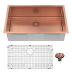 Gold Stainless Steel Undermount Kitchen Sink - 10 X 30-inch