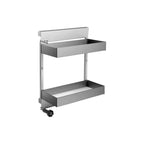 Silver Stainless Steel Kitchen Cabinet Insert - 23-inch