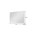 Frameless Bathroom Vanity Mirror - 30-inch