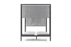Gray Aluminum Gazebo - 64 X 64-inch