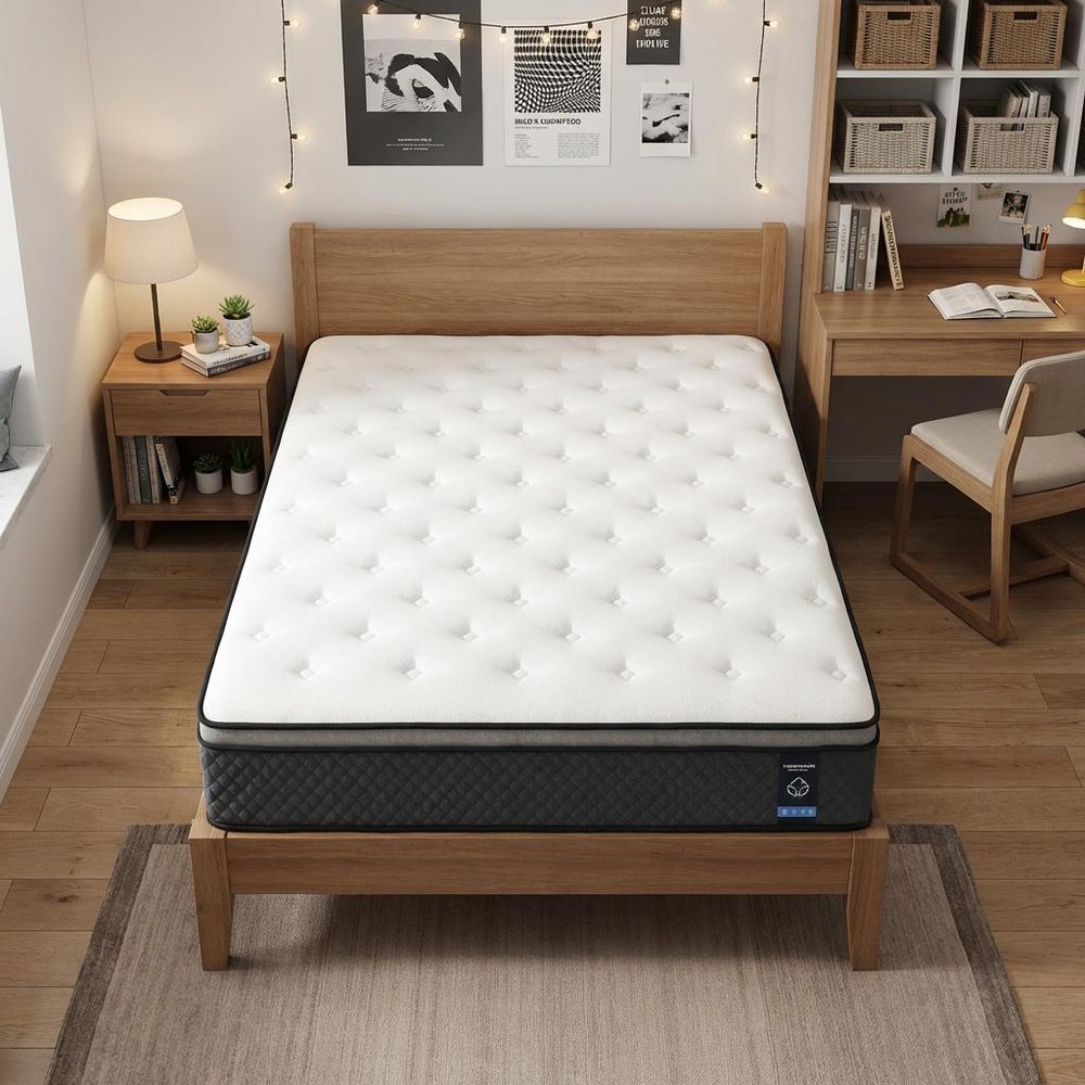 Twin Foam Medium Hybrid Mattress - 12-inch