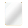 Gold Aluminum Framed Accent Mirror - 36-inch