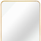 Gold Aluminum Framed Accent Mirror - 36-inch