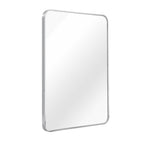 Silver Aluminum Framed Accent Mirror - 36-inch