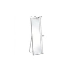 Black Aluminum Freestanding and Wall Mounted Framed Full Length Mirror - 59-inch