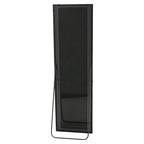 Black Aluminum Freestanding and Wall Mounted Framed Full Length Mirror - 64-inch
