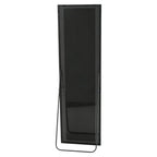Black Aluminum Freestanding and Wall Mounted Framed Full Length Mirror - 56-inch