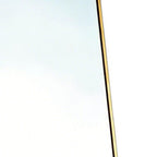 Gold Aluminum Freestanding and Wall Mounted Framed Full Length Mirror - 56-inch