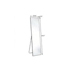 Black Aluminum Freestanding and Wall Mounted Framed Full Length Mirror - 64-inch