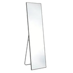 Black Aluminum Freestanding and Wall Mounted Framed Full Length Mirror - 67-inch