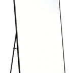 Black Aluminum Freestanding and Wall Mounted Framed Full Length Mirror - 67-inch