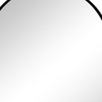 Black Aluminum Arch Framed Anti Fog Accent Mirror - 30-inch