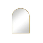 Gold Aluminum Arch Framed Anti Fog Accent Mirror - 35-inch