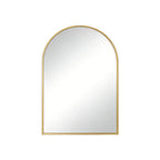 Gold Aluminum Arch Framed Anti Fog Accent Mirror - 38-inch
