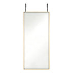 Gold Aluminum Over the Door Framed Accent Mirror - 47-inch