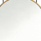 Gold Aluminum Arch Over the Door Framed Accent Mirror - 47-inch