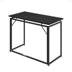 Black Wood and Steel Sled Computer Desk - 40-inch