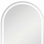 Arch Lighted Frameless Bathroom Vanity Mirror - 32-inch