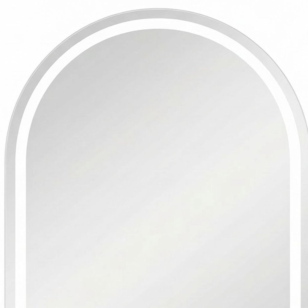 Arch Lighted Frameless Bathroom Vanity Mirror - 32-inch