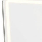 Silver Lighted Wall Mounted and Freestanding Framed Full Length Mirror - 64-inch