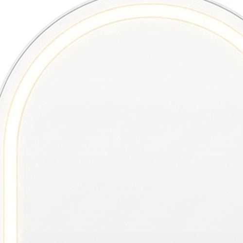 Arch Lighted Wall Mounted and Freestanding Frameless Full Length Mirror