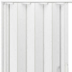 White Pvc Accordion Door - 80-inch