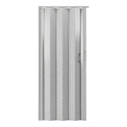 Gray Pvc Accordion Door - 80-inch