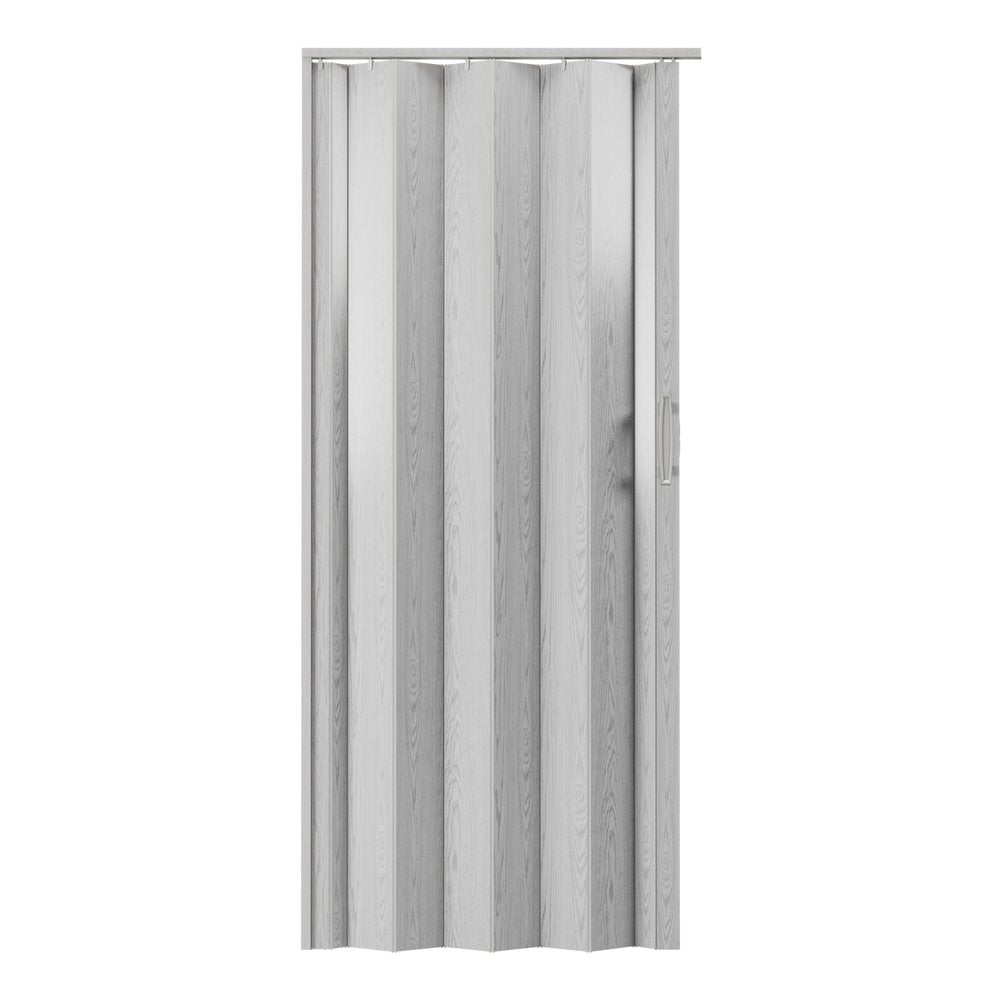 Gray Pvc Accordion Door - 80-inch