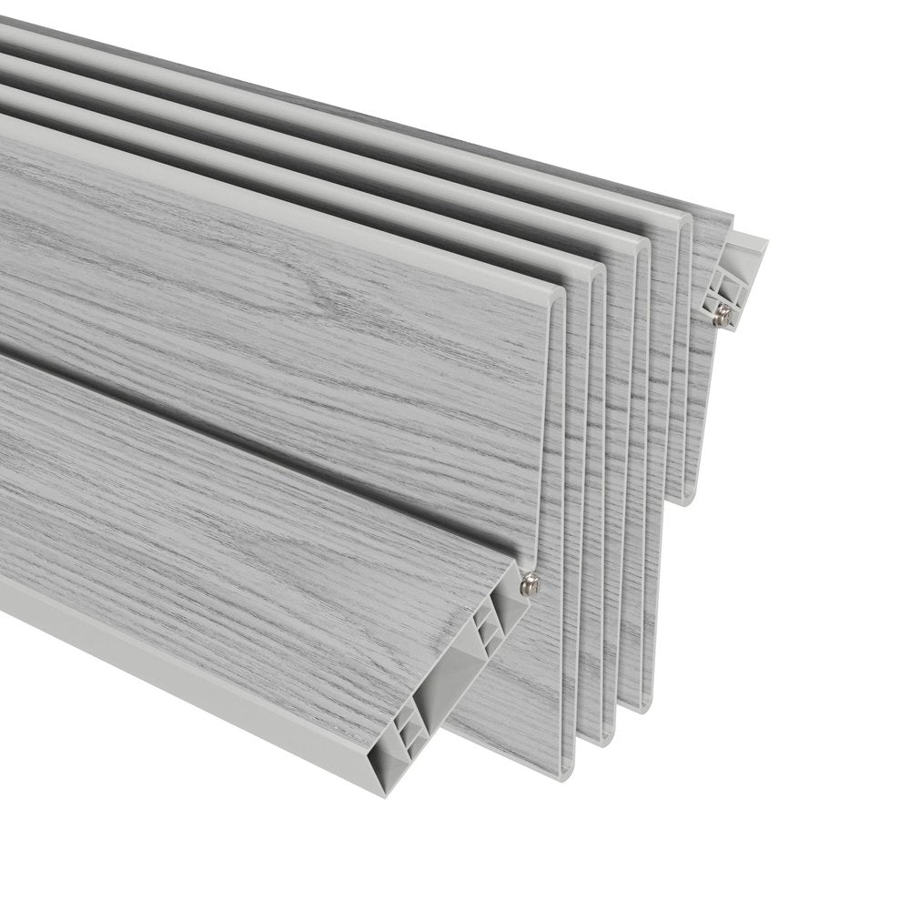 Gray Pvc Accordion Door - 80-inch