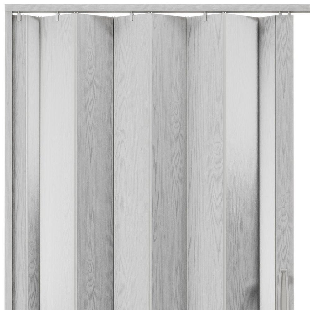 Gray Pvc Accordion Door - 80-inch