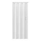 White Pvc Accordion Door - 80-inch