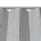 Gray Pvc Accordion Door - 80-inch