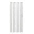 White Pvc Accordion Door - 80-inch