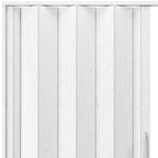 White Pvc Accordion Door - 80-inch