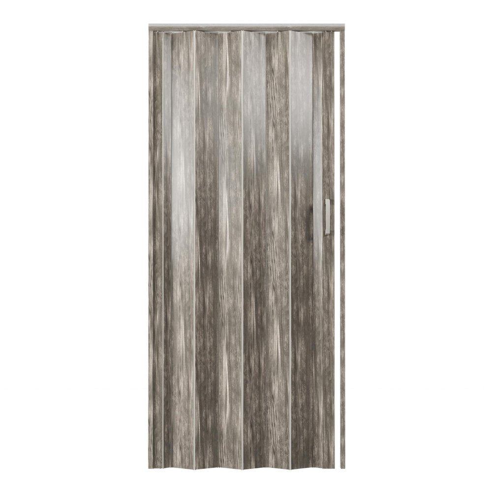 Taupe Pvc Accordion Door - 80-inch