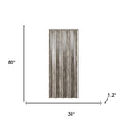 Taupe Pvc Accordion Door - 80-inch