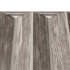 Taupe Pvc Accordion Door - 80-inch