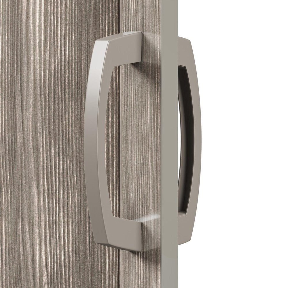 Taupe Pvc Accordion Door - 80-inch